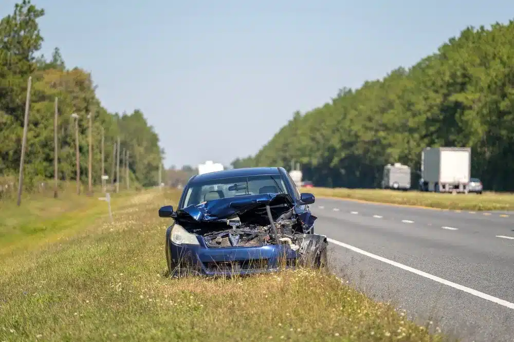Vehicle Left Roadway:  Meaning After a Car Accident in Buffalo, NY